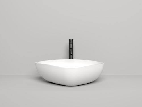 Раковина из искусственного камня S-Stone Salini GLORIA 1102206M 60х40 накладная цвет белый без отверстий под смеситель